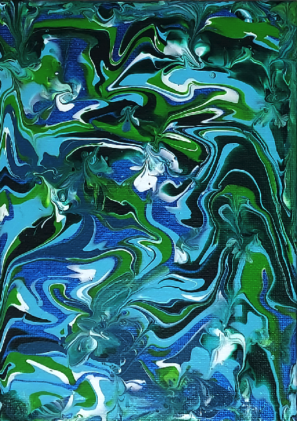 Green Fronds & Florals 01