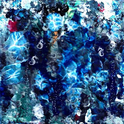 Sea Horses in Foliage