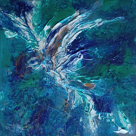 Falcon in Flight Fossil