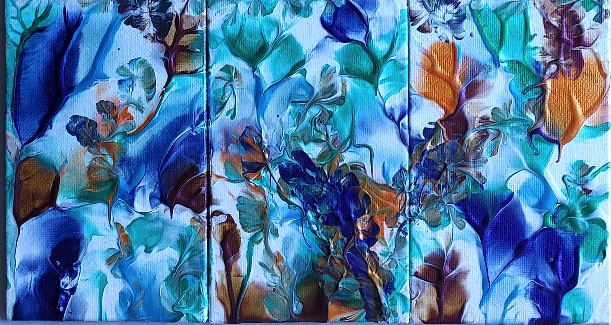Floral Stems Panels 01