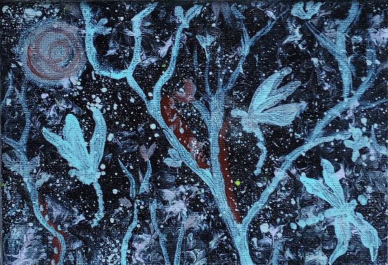 Dragon Flies Dark Blue