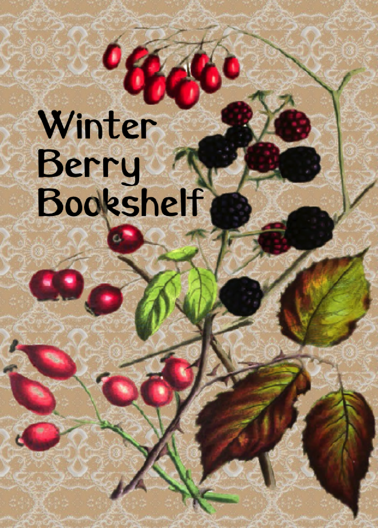 Back to TOP: Winter Berry Boookshelf